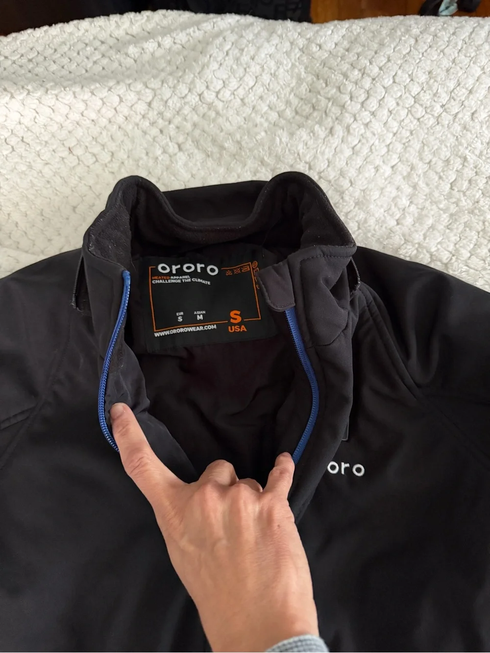 Ororo Men’s Black Performance Softshell Jacket